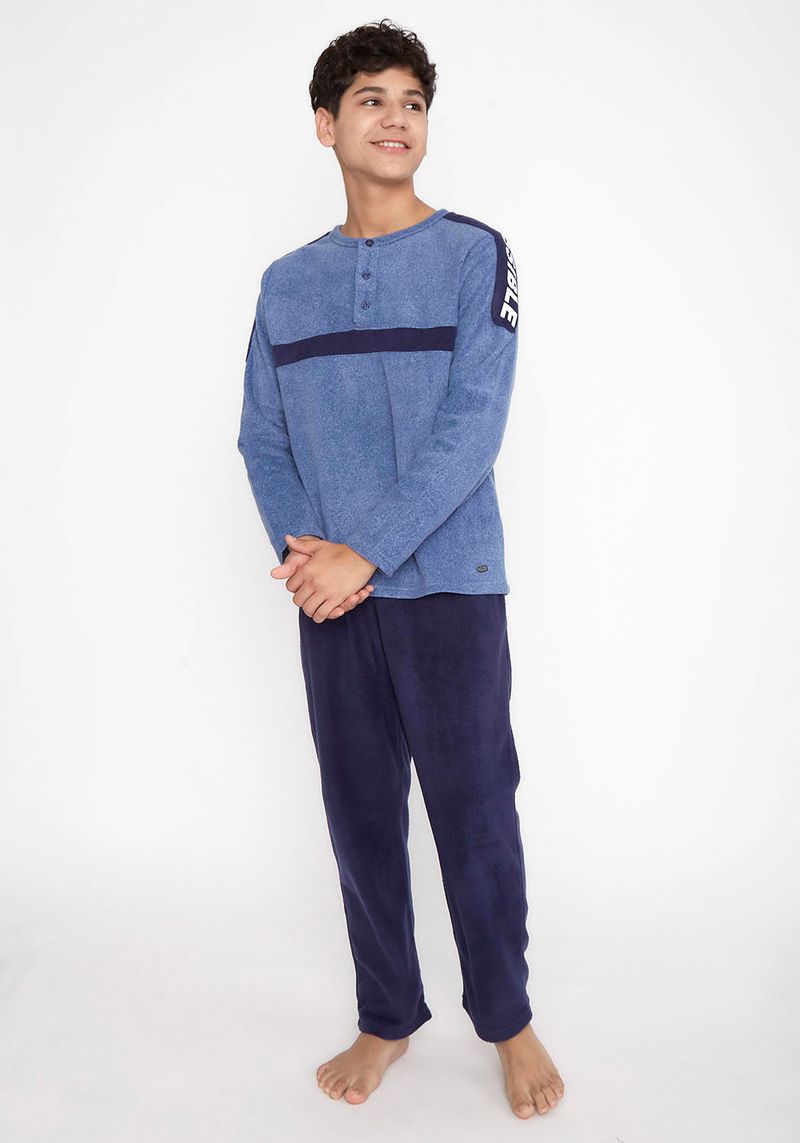 KAYSER PIJAMA HOMBRE POLAR 67.1248-AZU KAYSER KAYSER