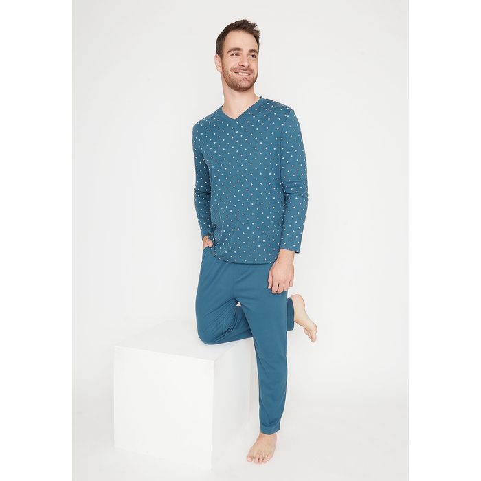 PIJAMA HOMBRE ALGODON
