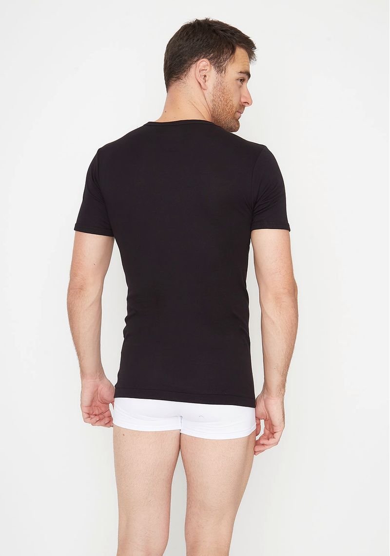 CAMISETA-MANGA-CORTA-ESCOTE-V-ALGODON-|-Kaysershop