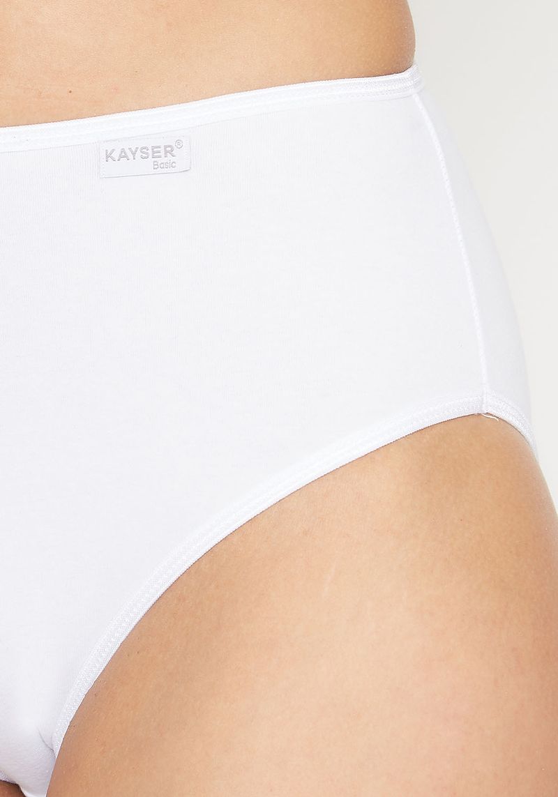 Calzón Tiro Alto De Algodón Para Mujer En Blanco Kayser