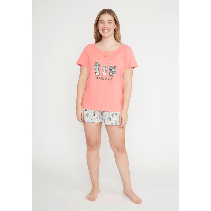 PIJAMA MUJER ALGODON