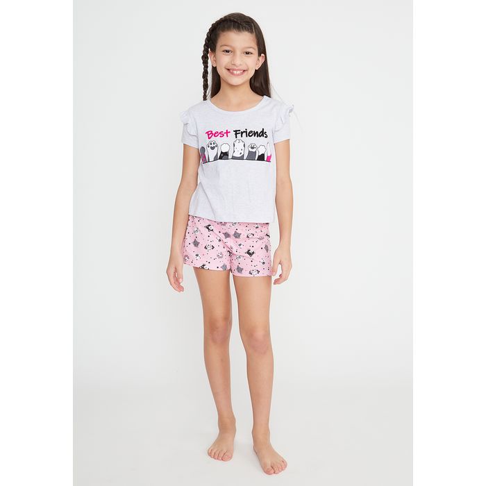 PIJAMA KIDS MUJER ALGODON