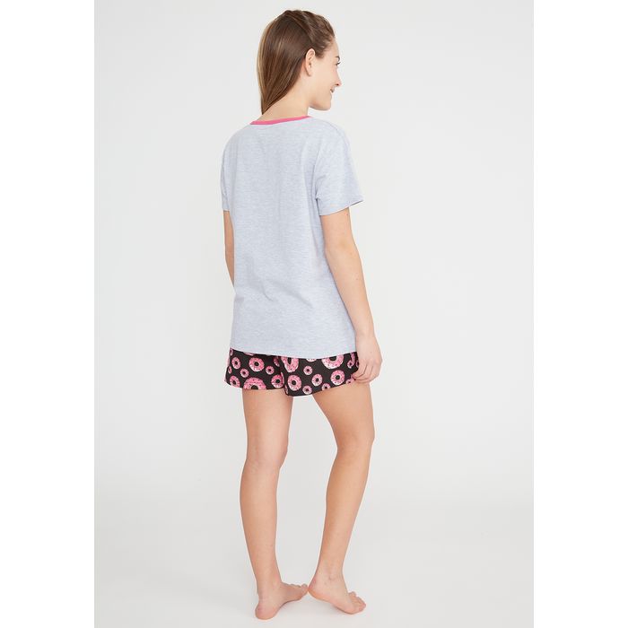PIJAMA TEENS MUJER ALGODON