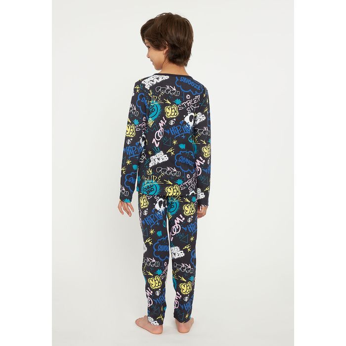 PIJAMA NIÑO ALGODON