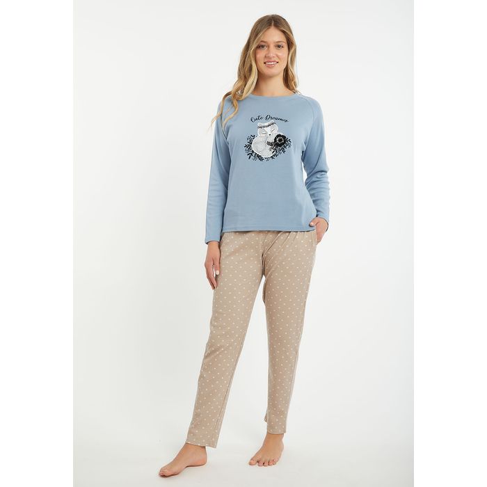 PIJAMA MUJER ALGODON