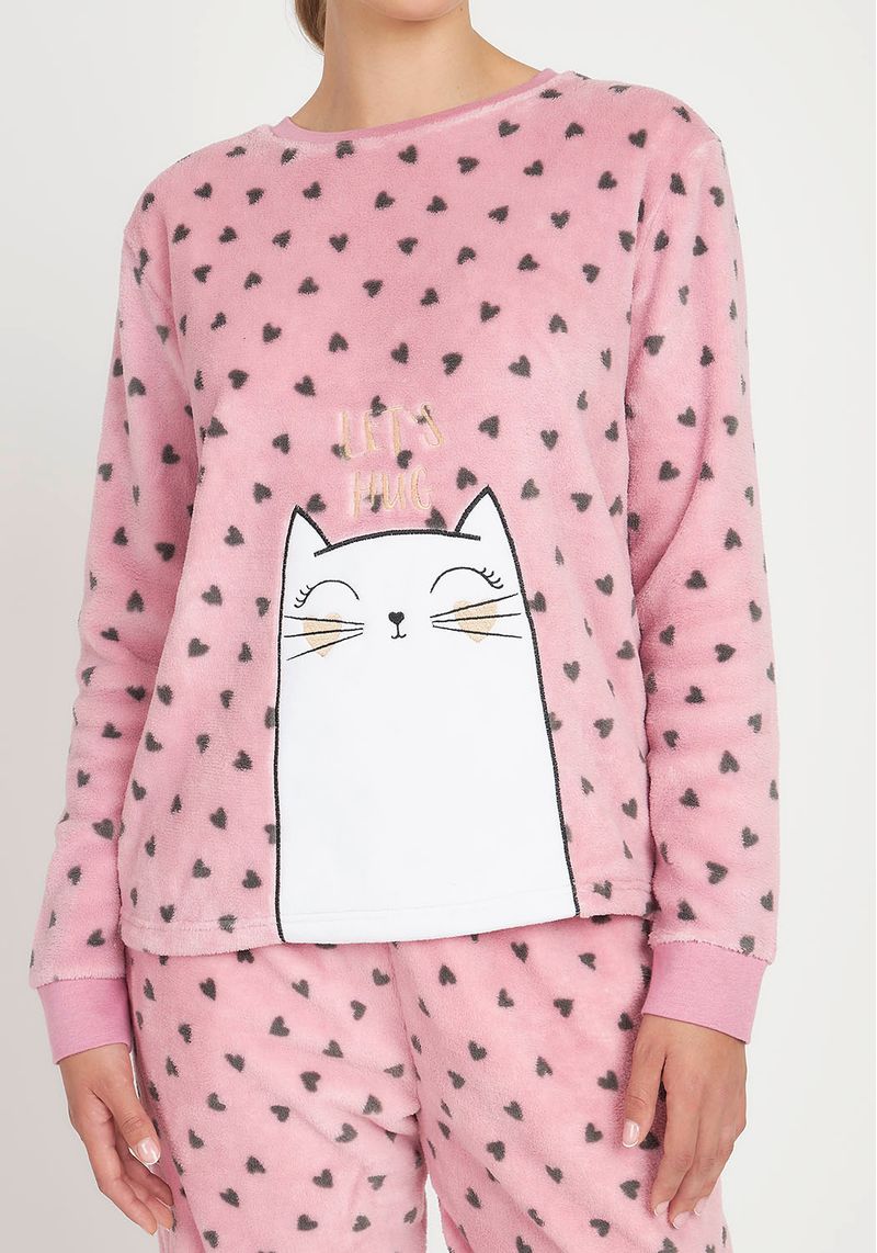 PIJAMA-MUJER-CORAL-FLEECE-|-Kaysershop