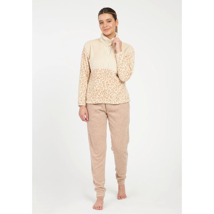 PIJAMA MUJER CORAL FLEECE