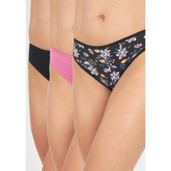 TRIPACK BIKINI ALGODON