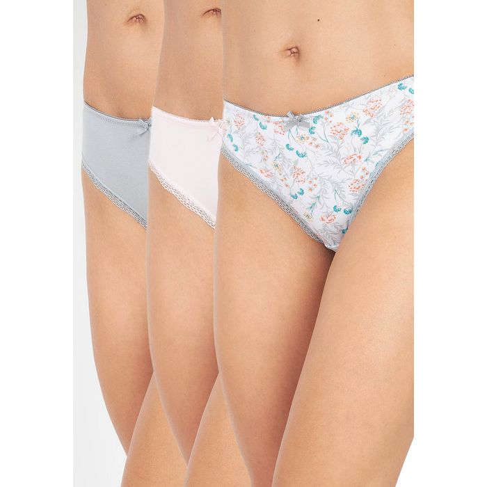 TRIPACK BIKINI ALGODON