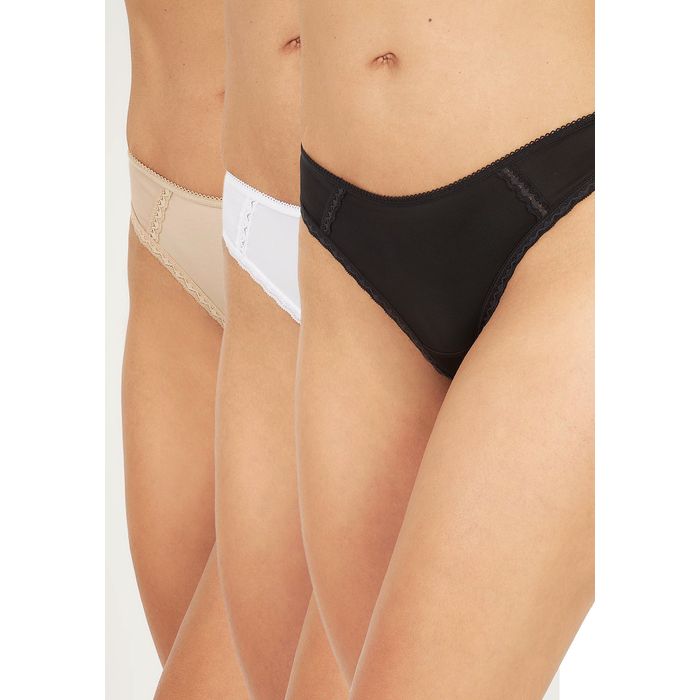 TRIPACK COLALESS MICROFIBRA
