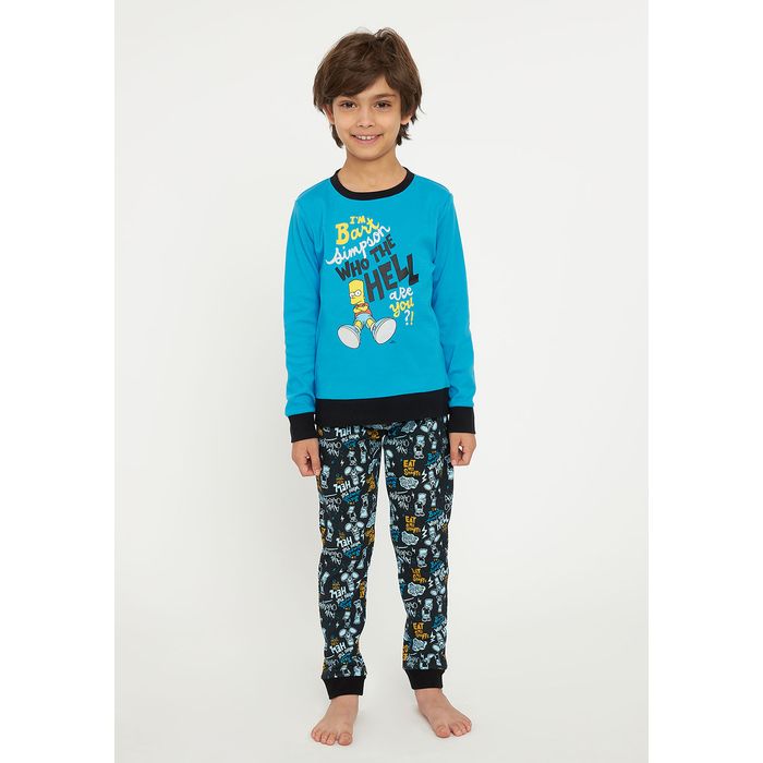 PIJAMA NIÑO ALGODON